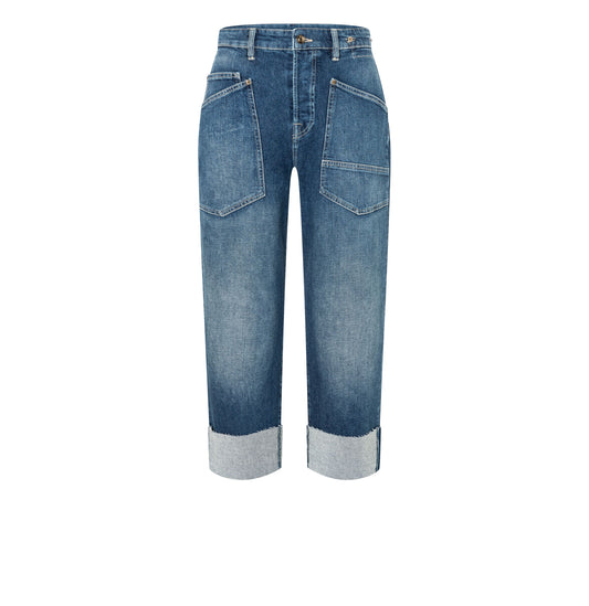 Mac Damen Hose Baggy Straight Authentic Denim 0361L231490 D530